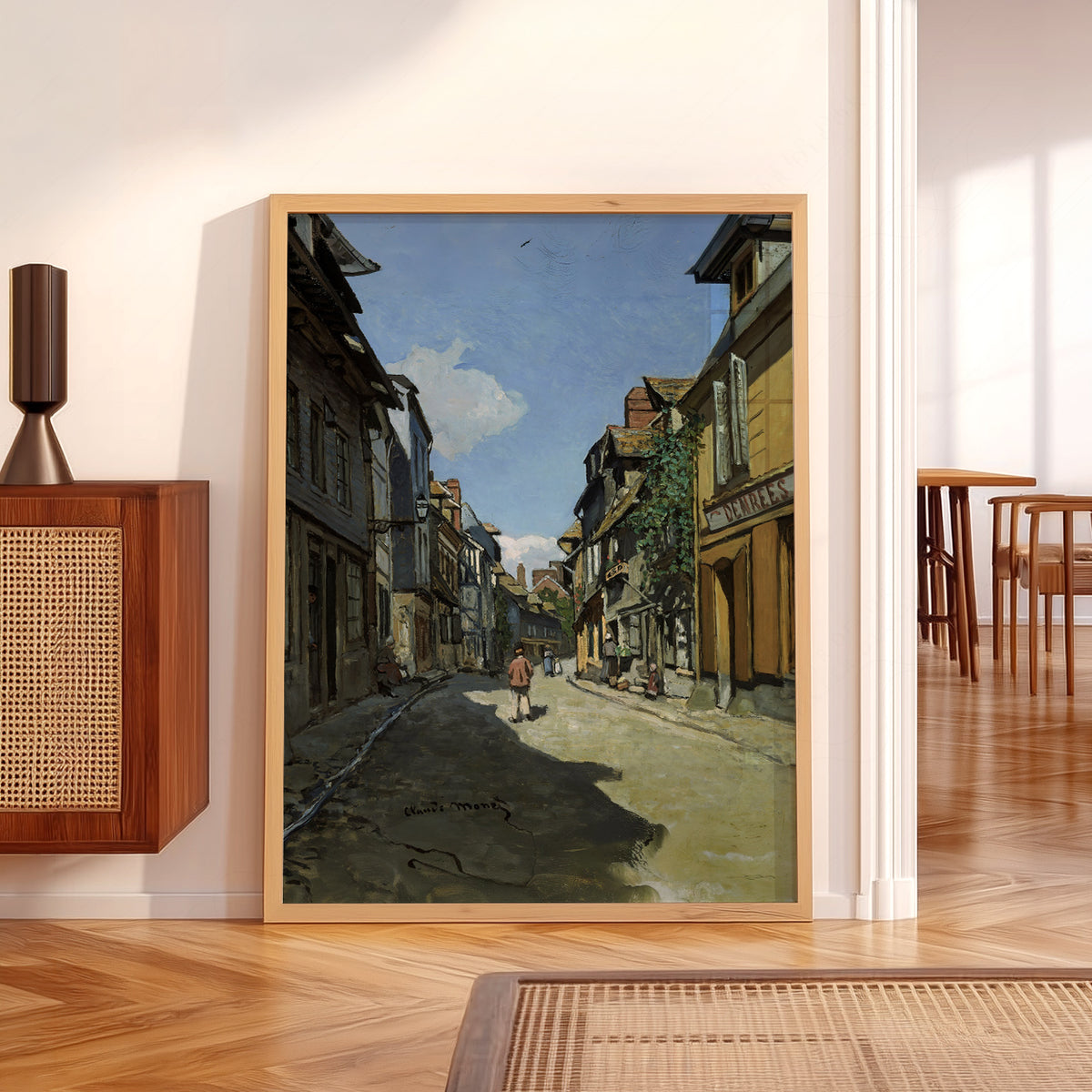 Claude Monet Rue de la Bavole Art Print — artwork preview 5