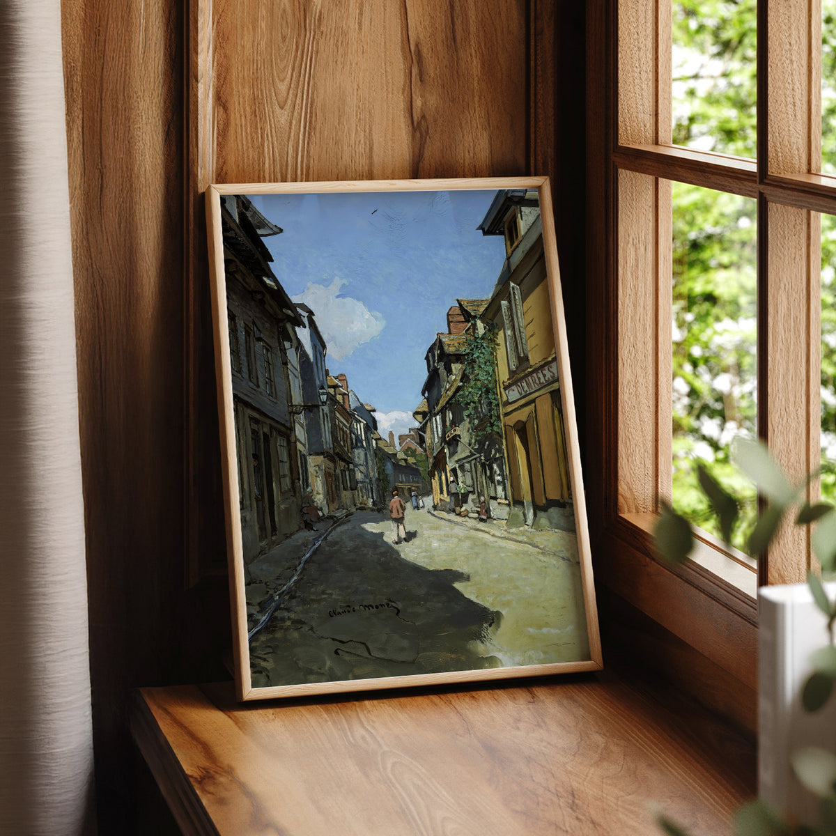 Claude Monet Rue de la Bavole Art Print — artwork preview 7