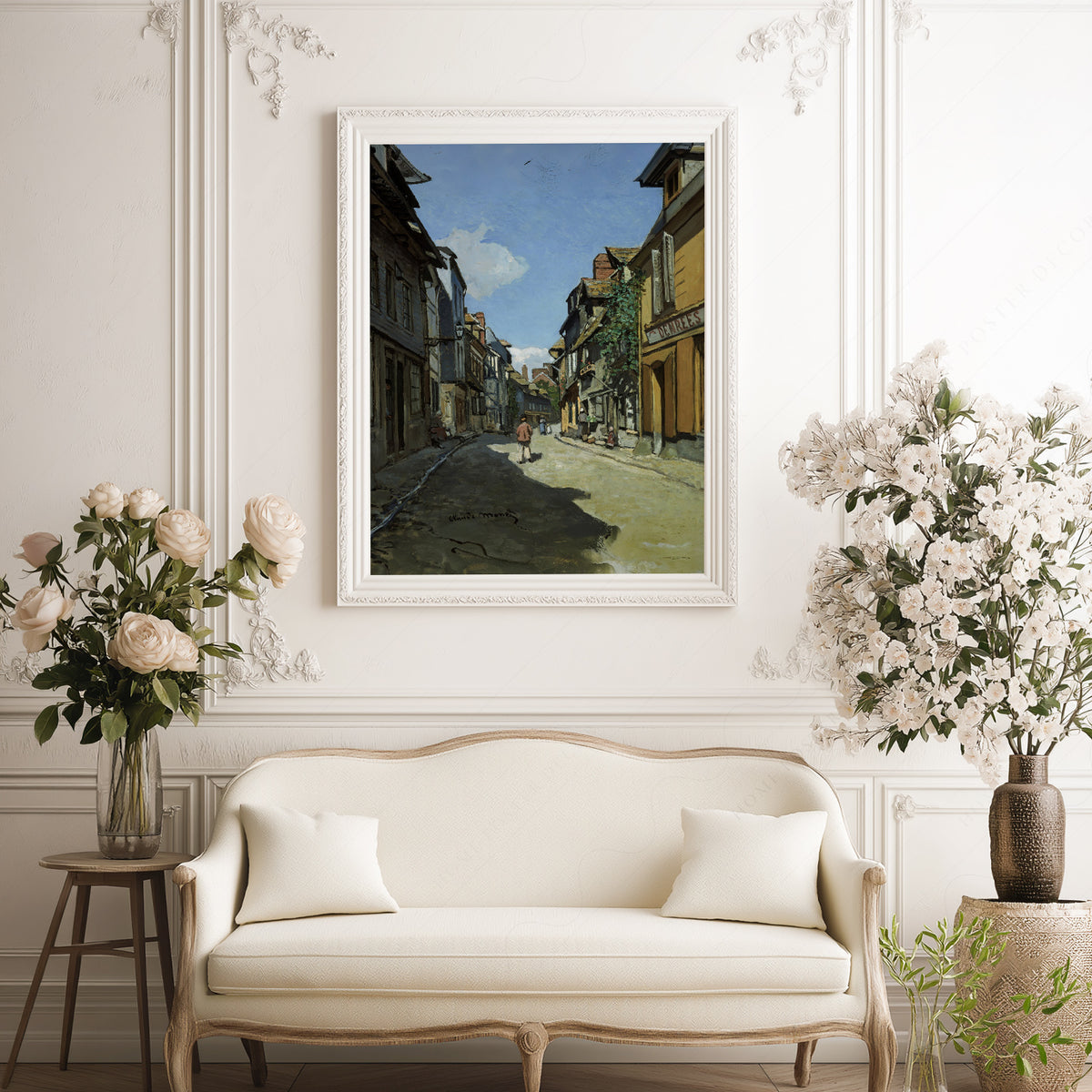 Claude Monet Rue de la Bavole Art Print — artwork preview 17