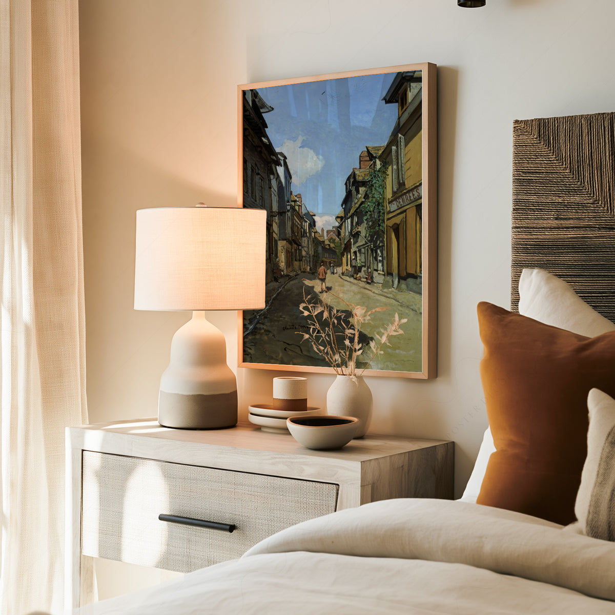 Claude Monet Rue de la Bavole Art Print — artwork preview 19