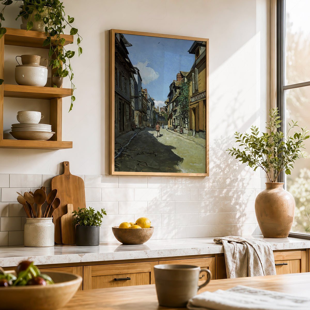 Claude Monet Rue de la Bavole Art Print — artwork preview 23