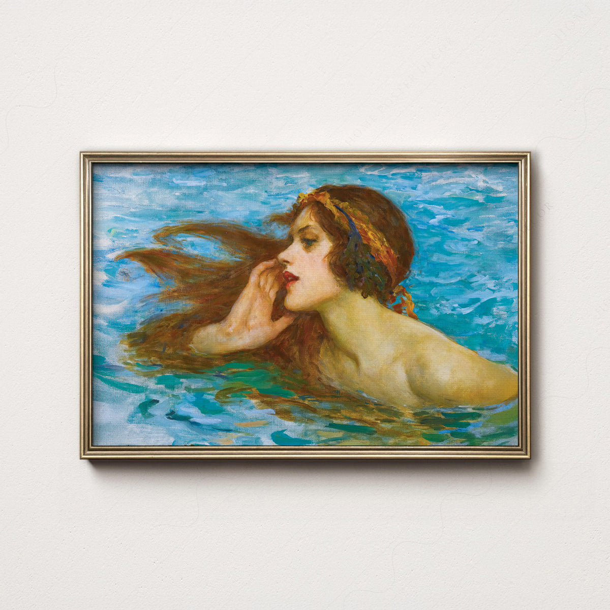 William Henry Margetson A Little Sea Maiden Art Print — artwork preview 7