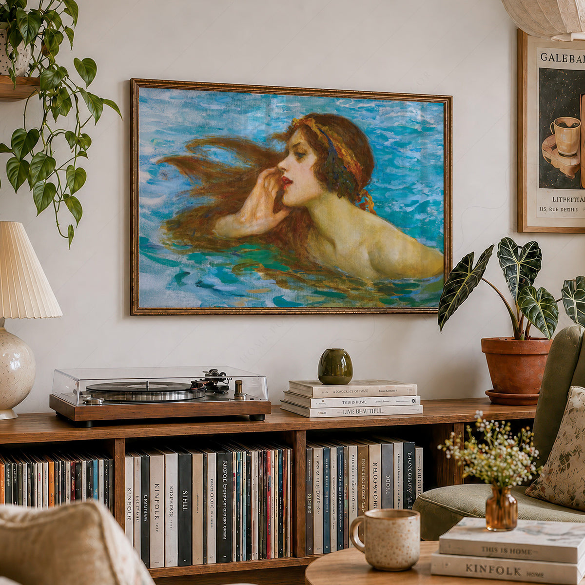 William Henry Margetson A Little Sea Maiden Art Print — artwork preview 19