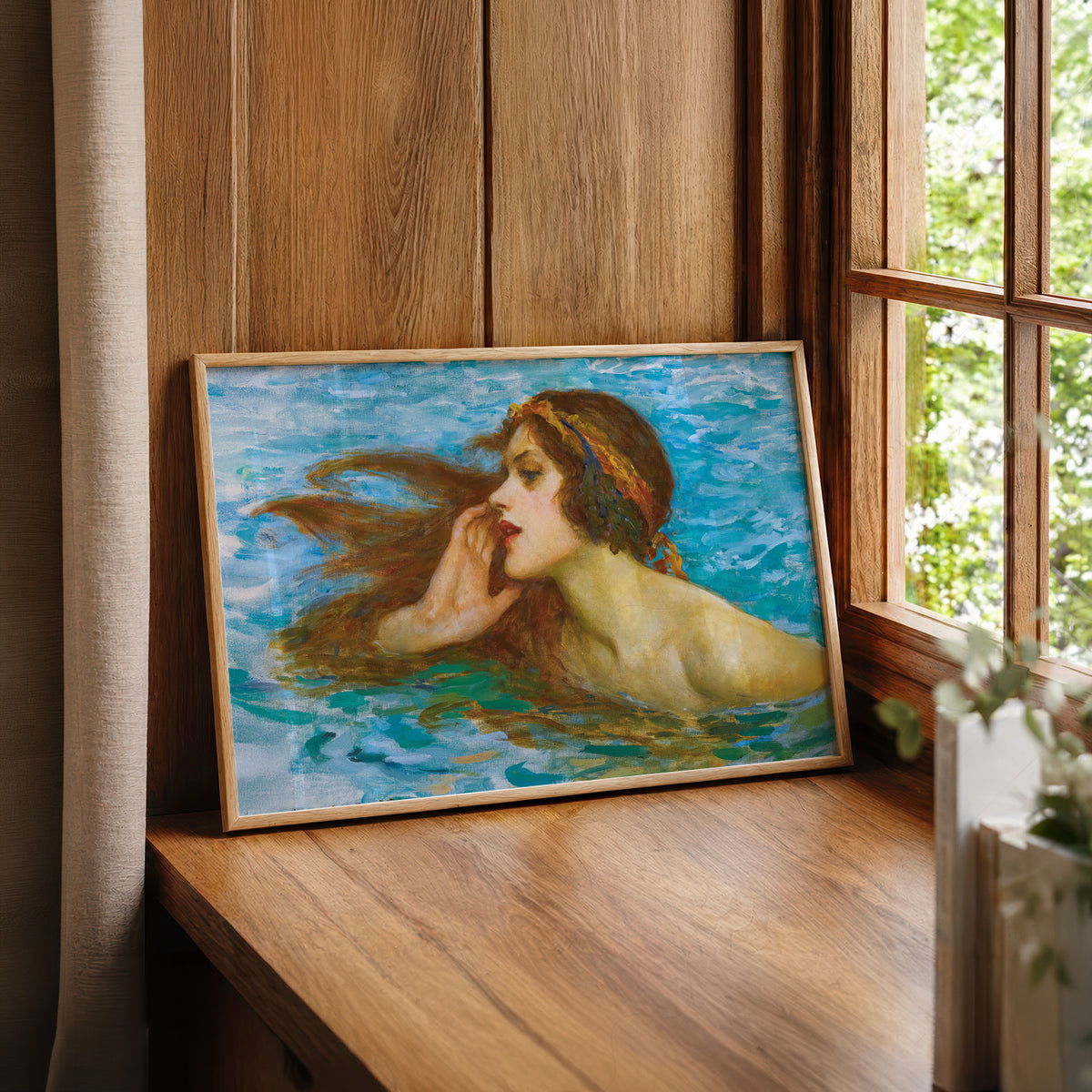 William Henry Margetson A Little Sea Maiden Art Print — artwork preview 22