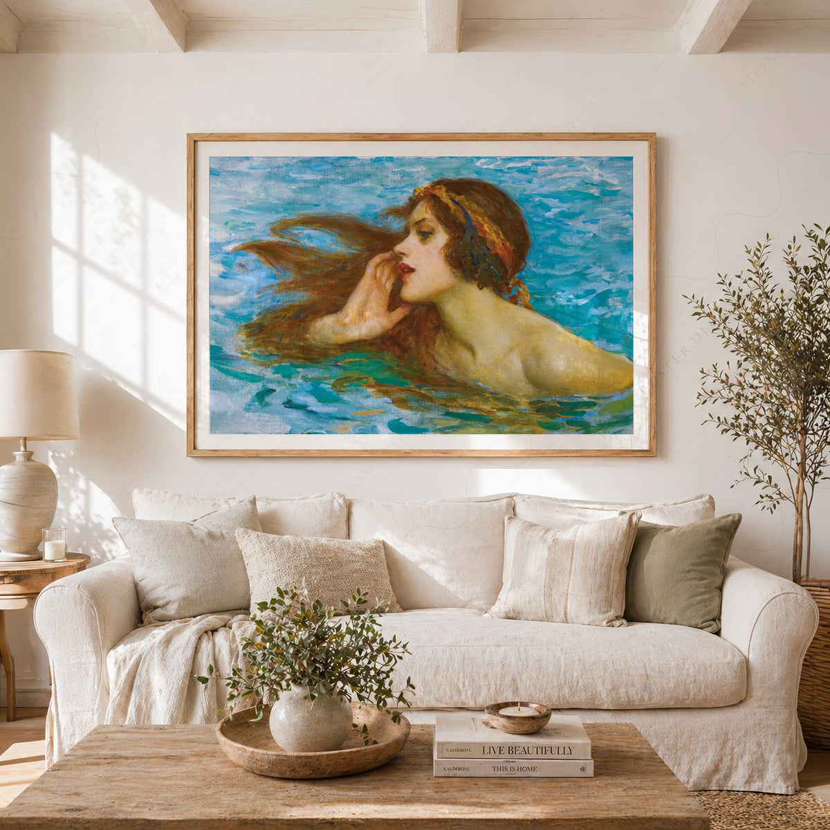 William Henry Margetson A Little Sea Maiden Art Print — artwork preview 23