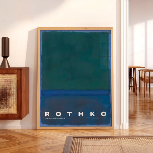 Mark Rothko Untitled Green Blue Art Print – Abstract Expressionist Poster — artwork preview 5