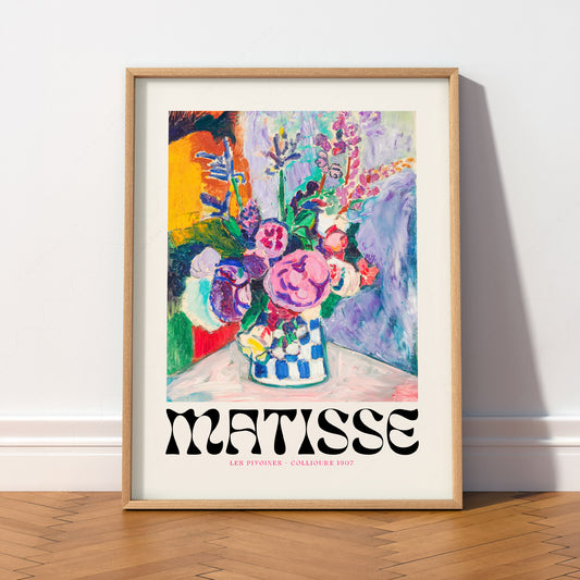 Henri Matisse Les Pivoines Art Print – Colorful Floral Wall Decor — artwork preview 2