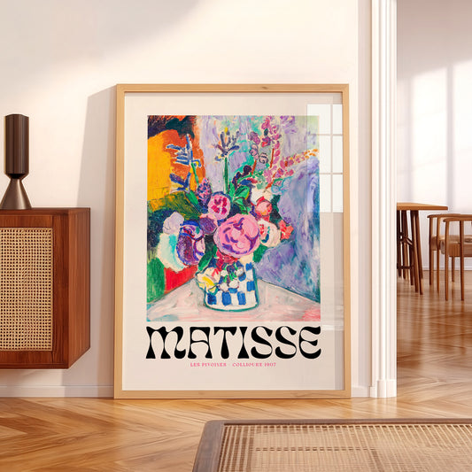 Henri Matisse Les Pivoines Art Print – Colorful Floral Wall Decor — artwork preview 5