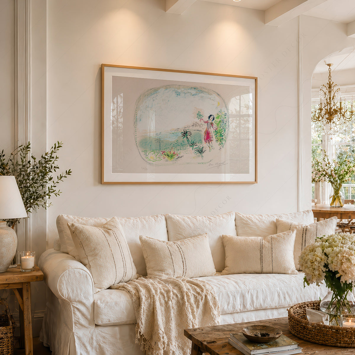 Marc Chagall Bay of Angels Art Print — artwork preview 6