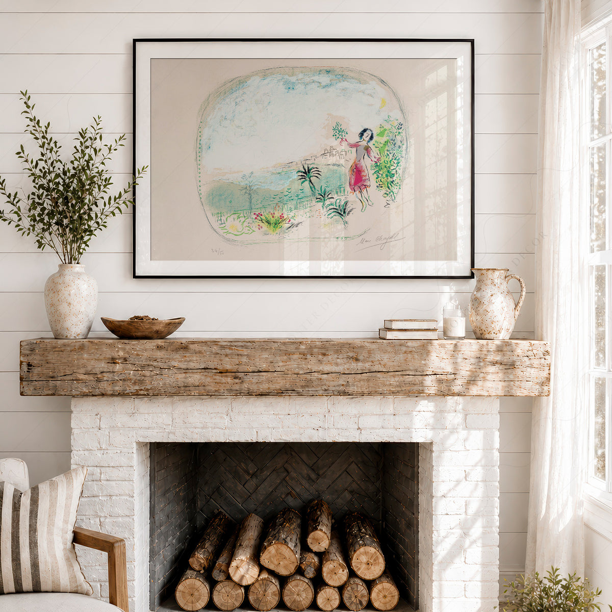 Marc Chagall Bay of Angels Art Print — artwork preview 18
