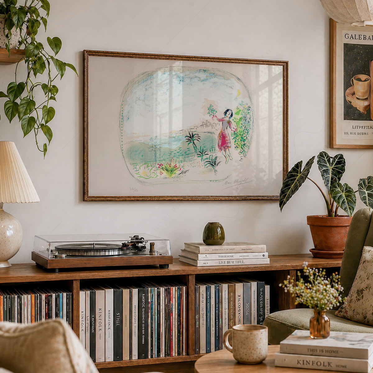 Marc Chagall Bay of Angels Art Print — artwork preview 19