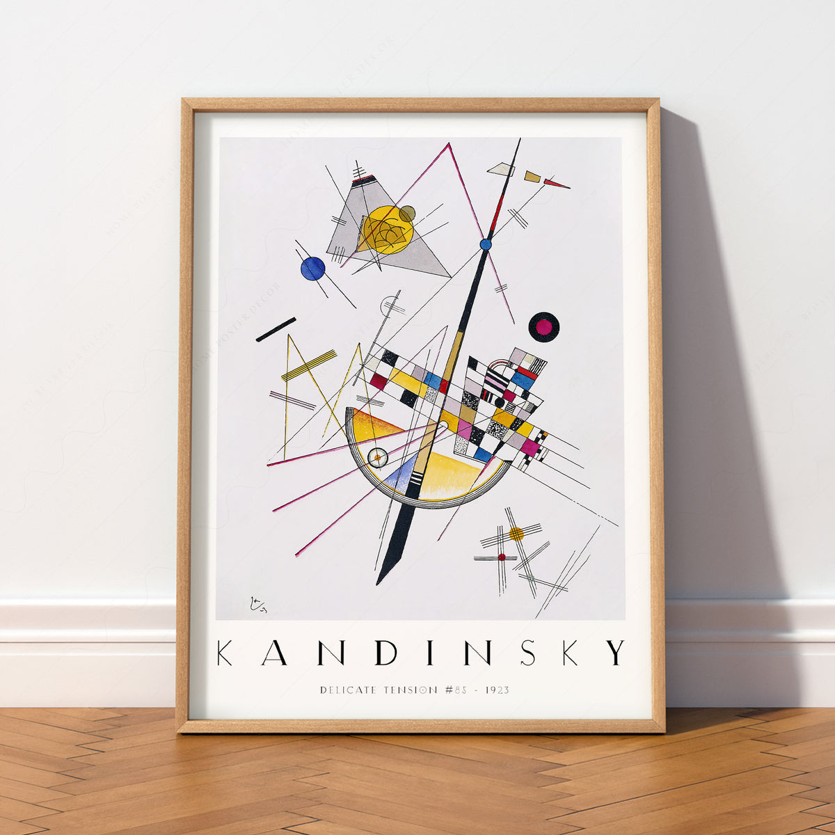 Wassily Kandinsky Geometric Abstract Exhibition Poster Art Print — artwork preview 2