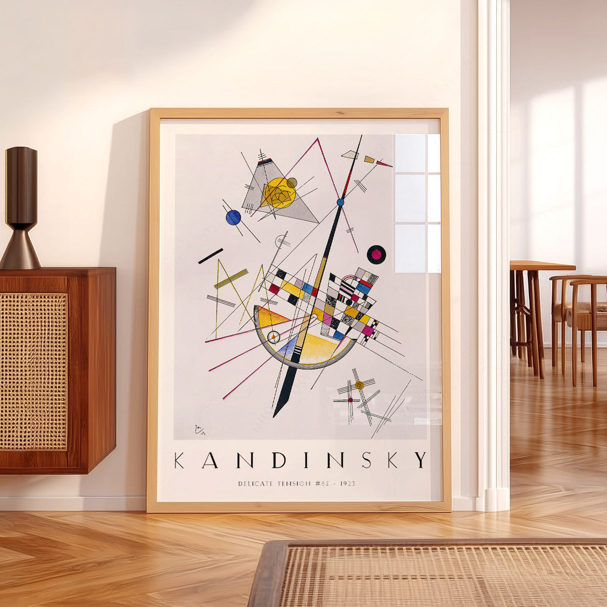 Wassily Kandinsky Geometric Abstract Exhibition Poster Art Print — artwork preview 5