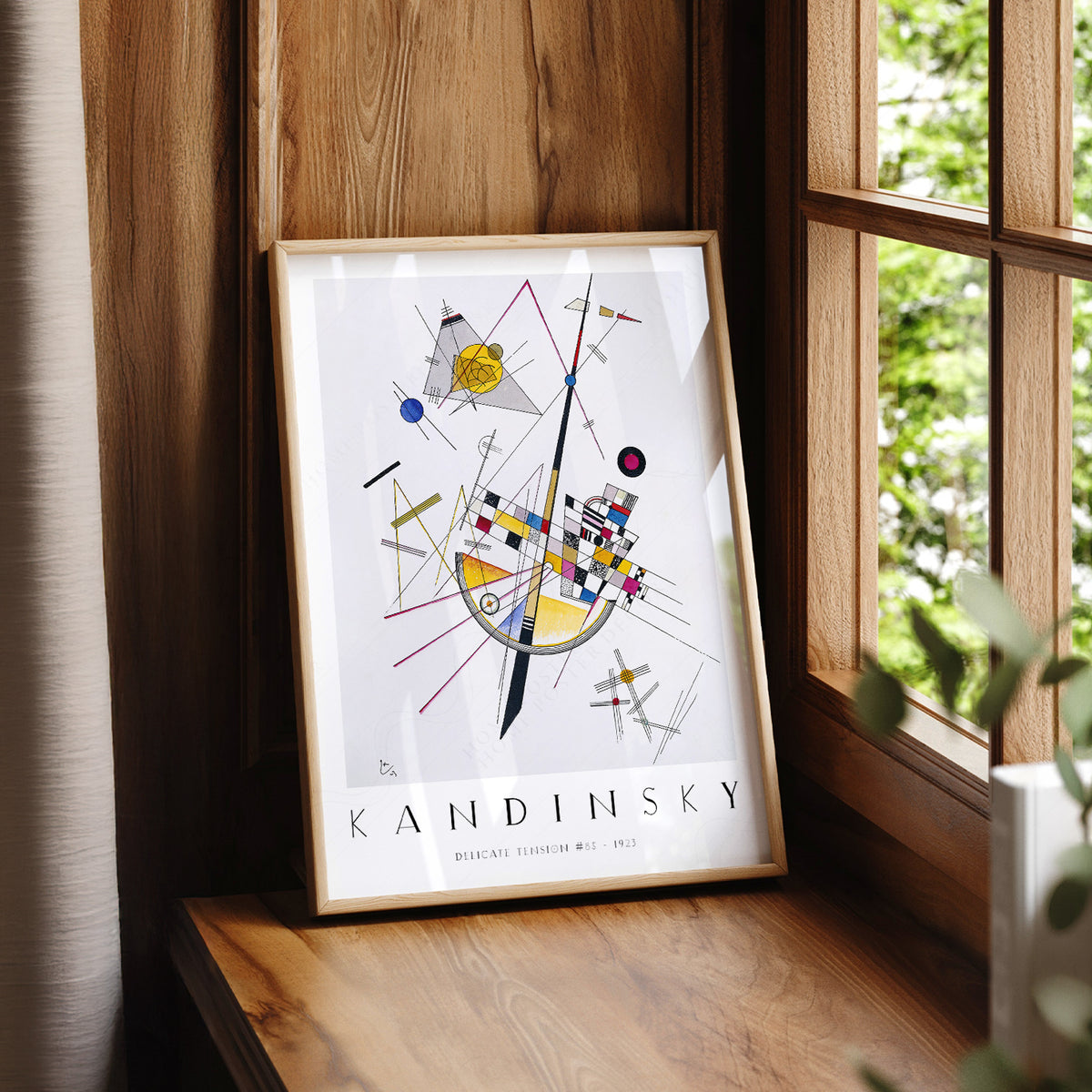Wassily Kandinsky Geometric Abstract Exhibition Poster Art Print — artwork preview 7