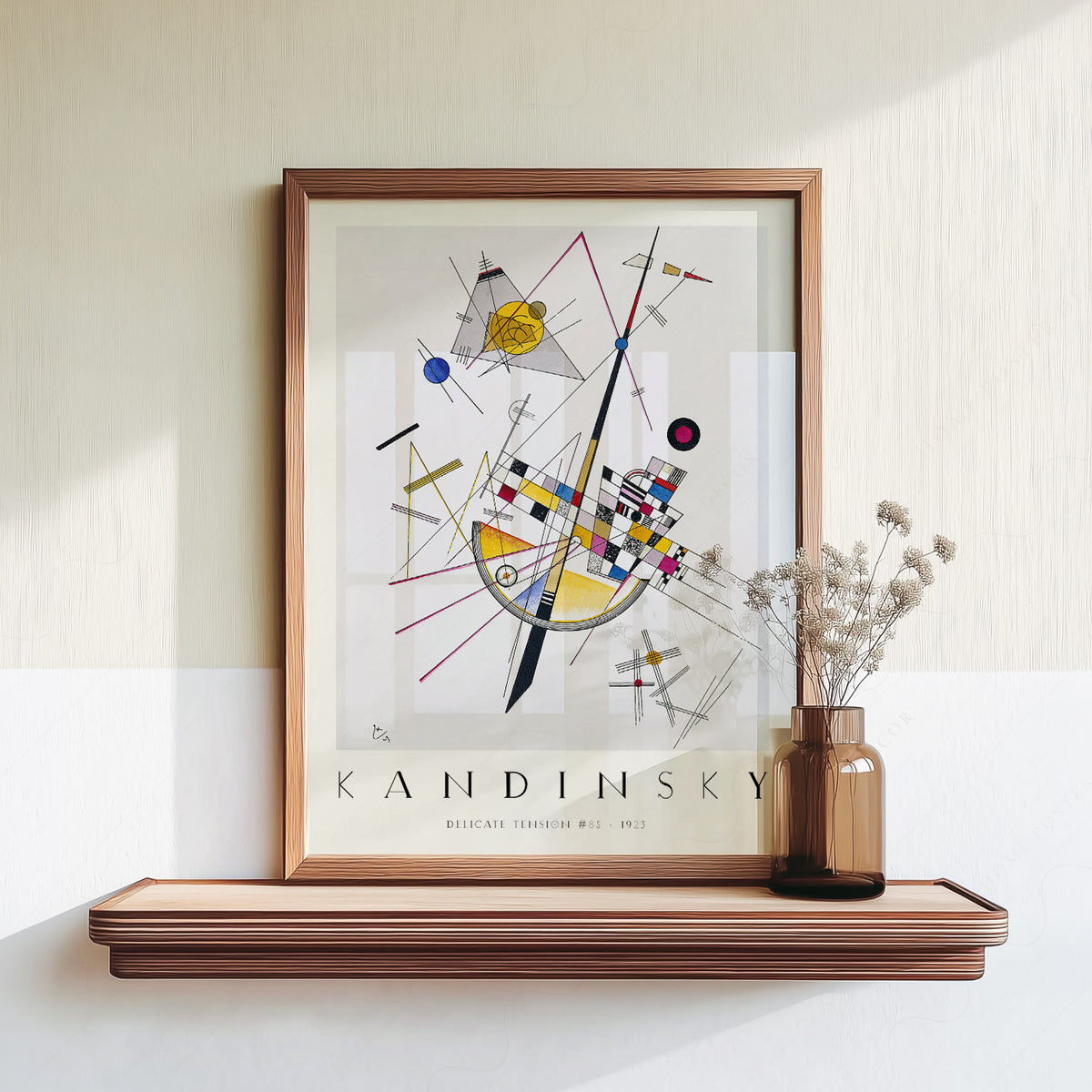 Wassily Kandinsky Geometric Abstract Exhibition Poster Art Print — artwork preview 18