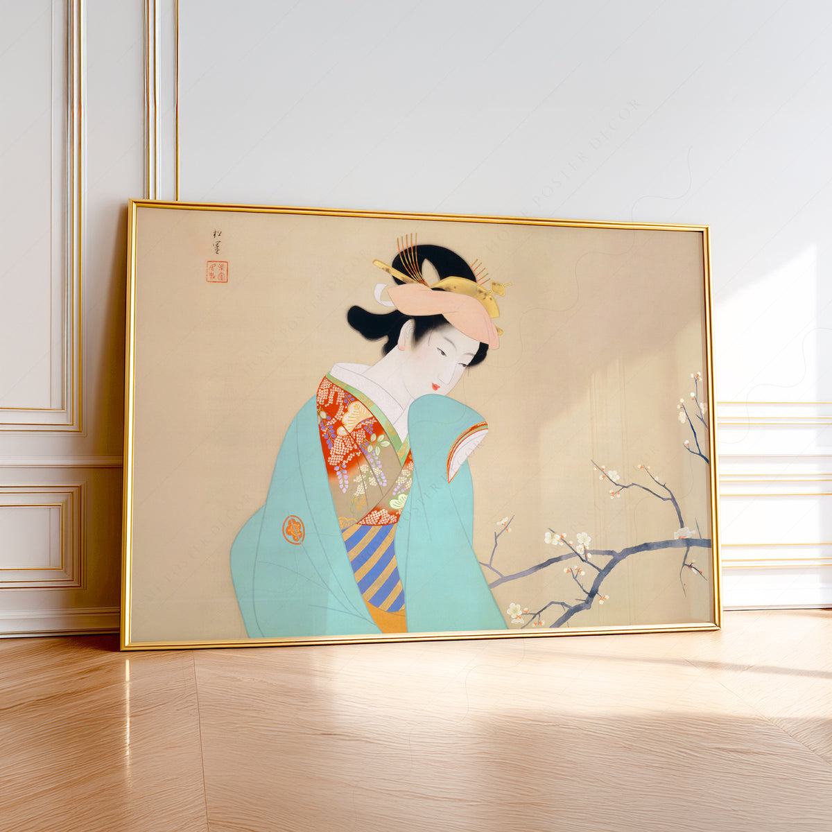 Uemura Shoen Fragrance of Spring Art Print — artwork preview 1