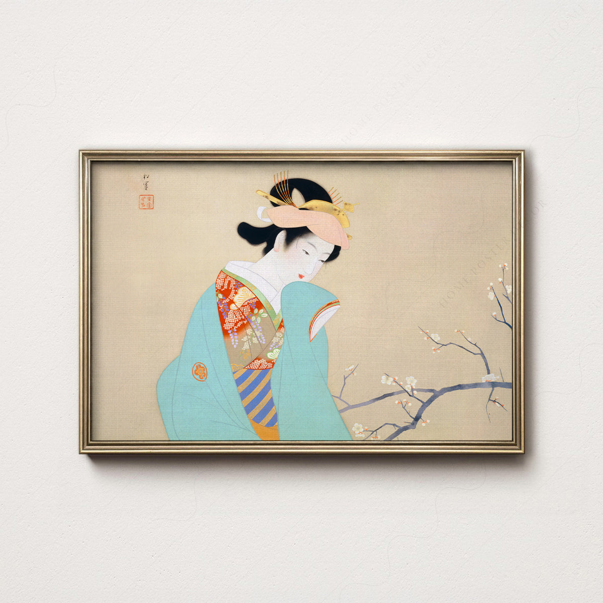 Uemura Shoen Fragrance of Spring Art Print — artwork preview 7