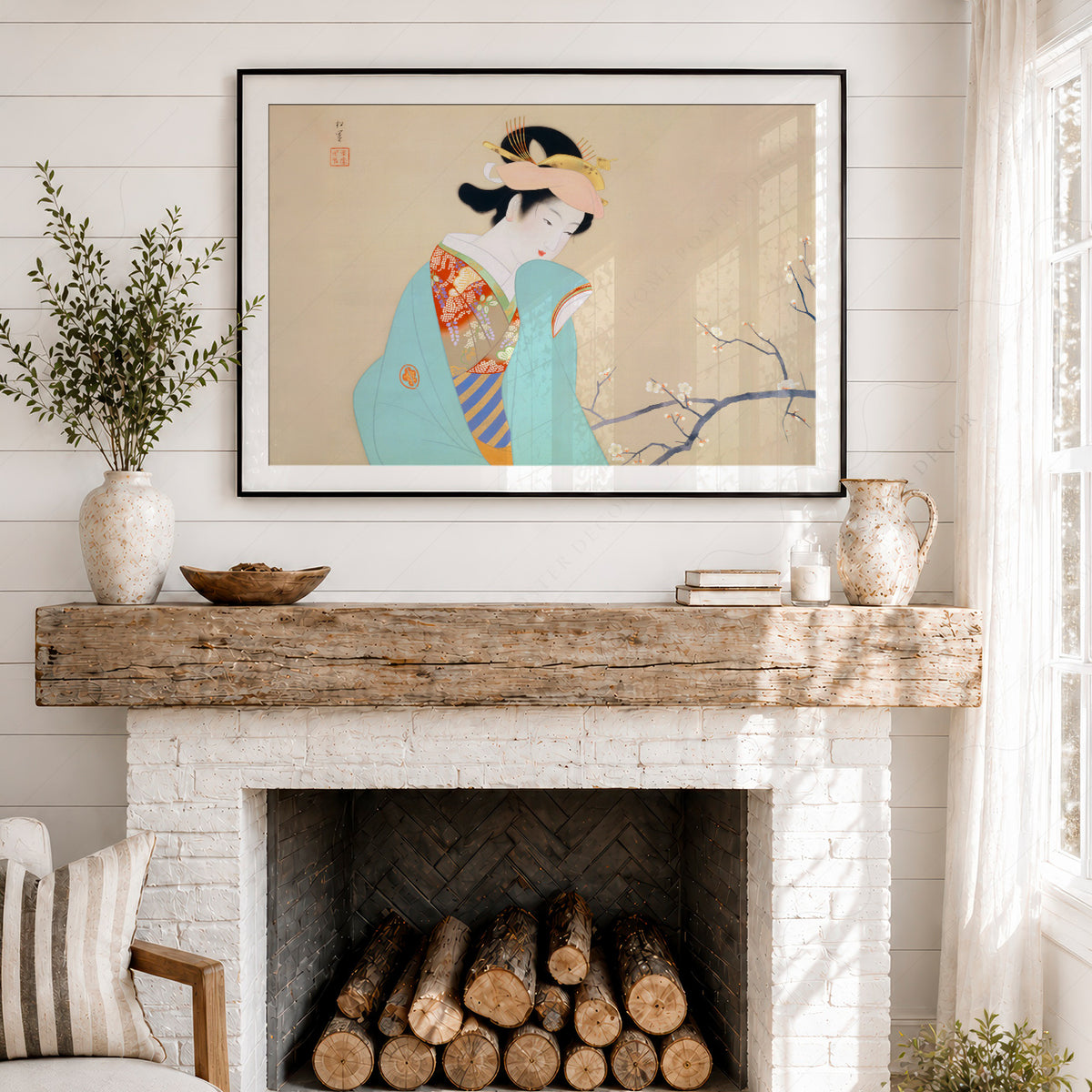 Uemura Shoen Fragrance of Spring Art Print — artwork preview 18