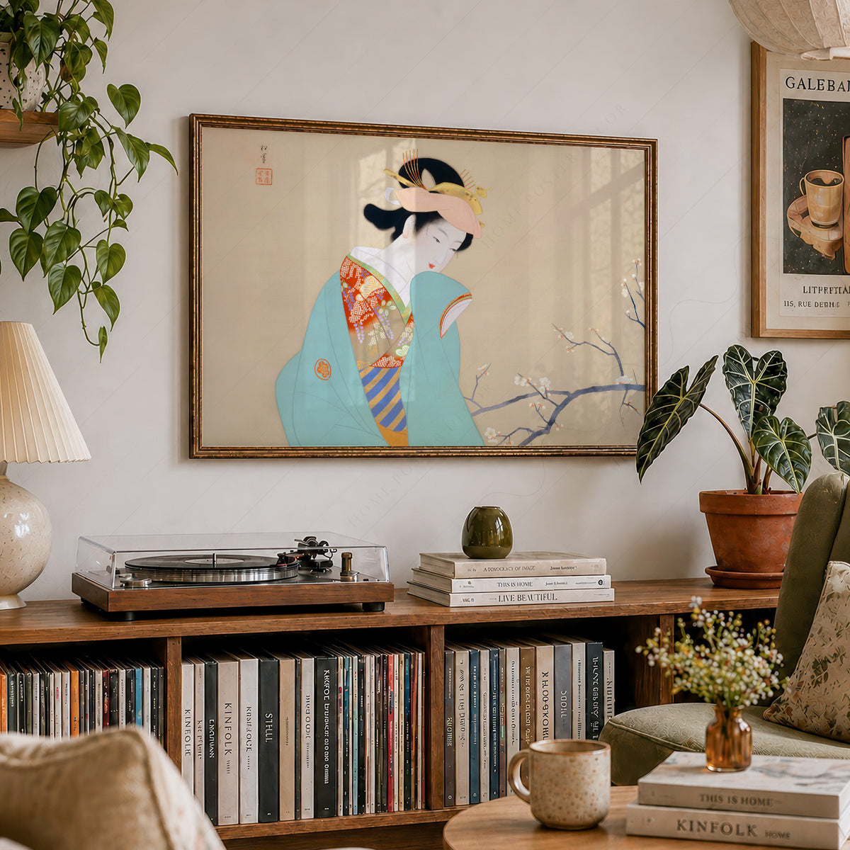 Uemura Shoen Fragrance of Spring Art Print — artwork preview 19