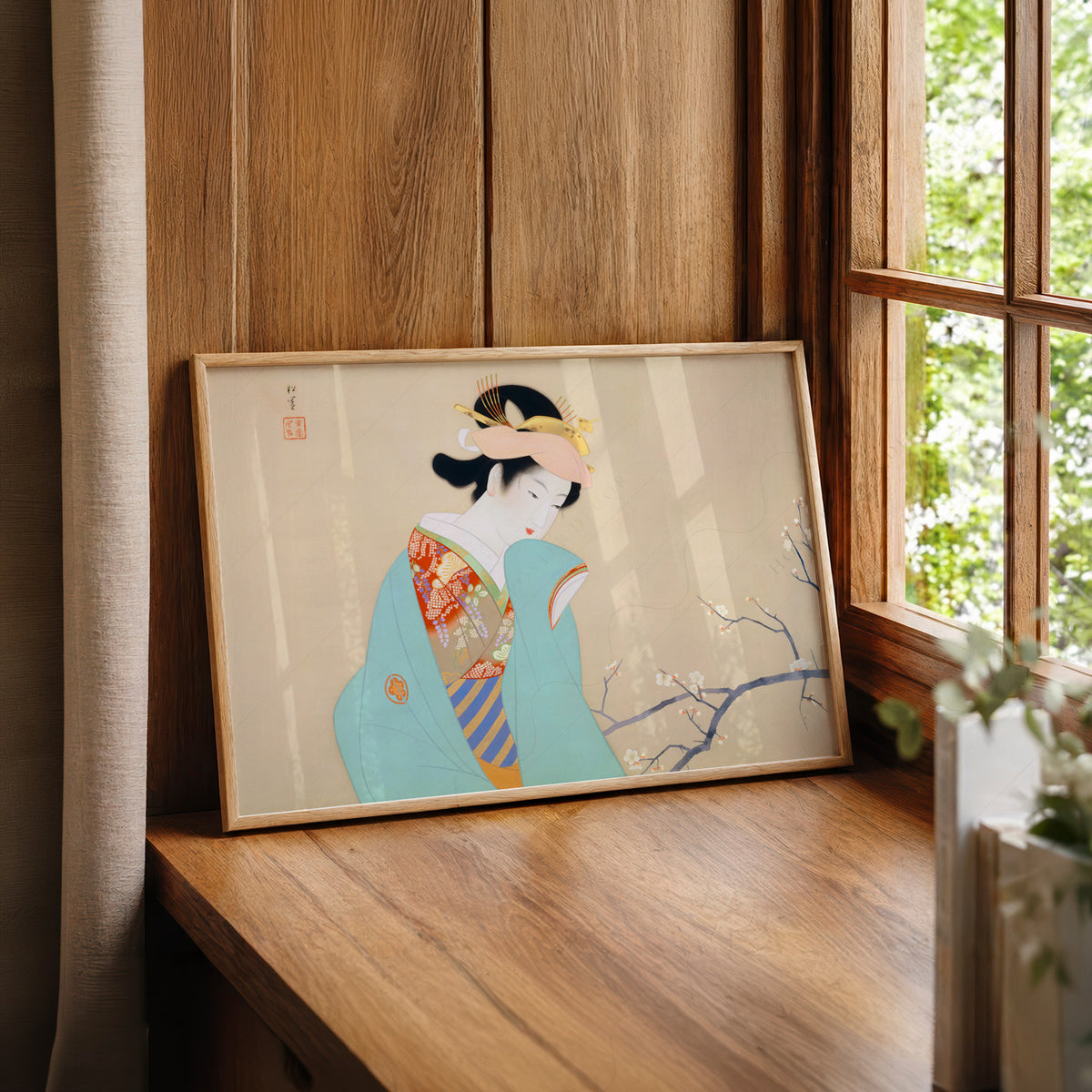 Uemura Shoen Fragrance of Spring Art Print — artwork preview 22