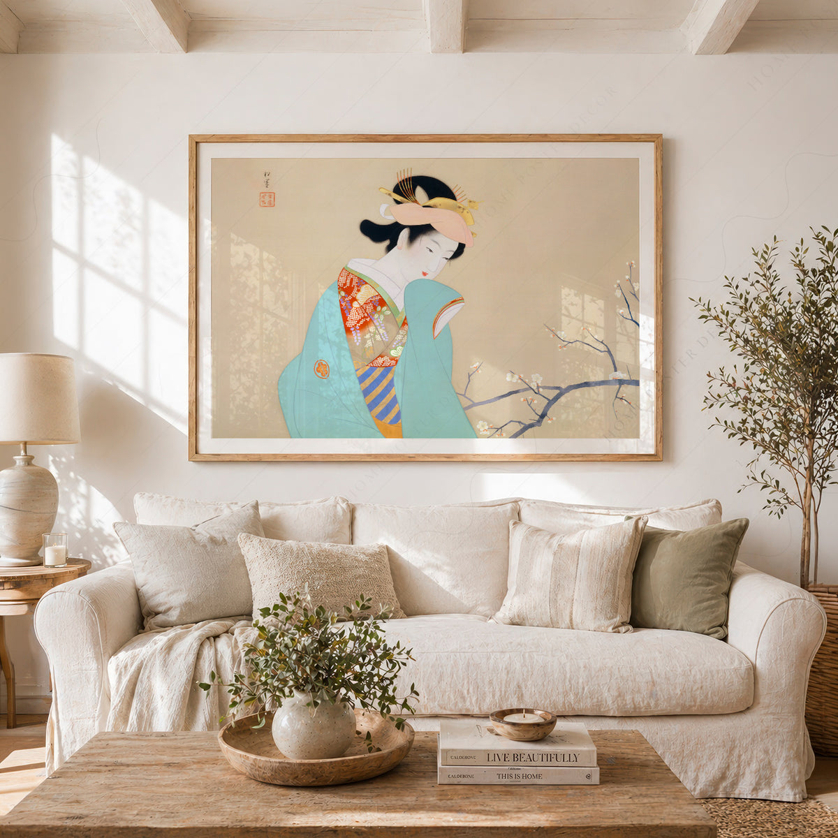 Uemura Shoen Fragrance of Spring Art Print — artwork preview 23