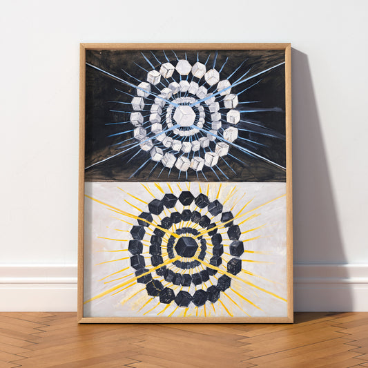 Hilma af Klint Swan Print – Abstract Geometric Wall Art Poster — artwork preview 2