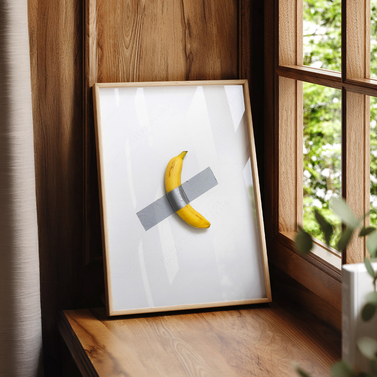Maurizio Cattelan Taped Banana Art Print — artwork preview 7