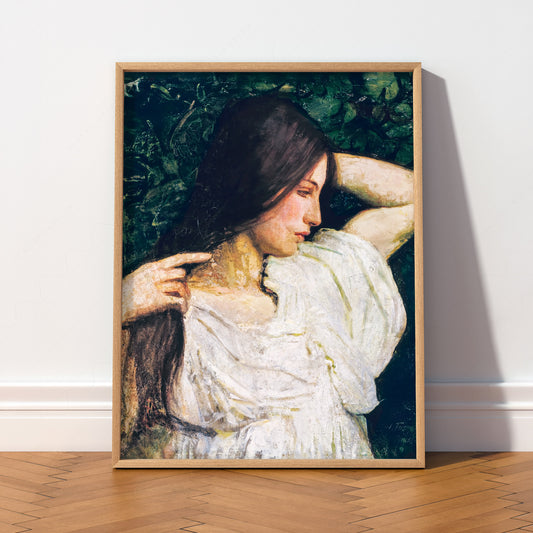 Abbott Handerson Thayer Woman Portrait Print – Classic American Art Poster — artwork preview 2