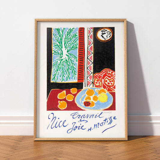 Henri Matisse Nice Travail et Joie Art Print – Modern Wall Decor Poster — artwork preview 2