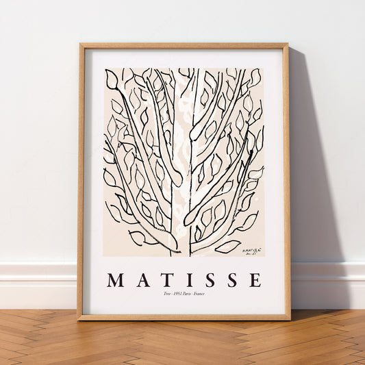 Henri Matisse The Tree Art Print – Minimalist Botanical Wall Decor — artwork preview 2