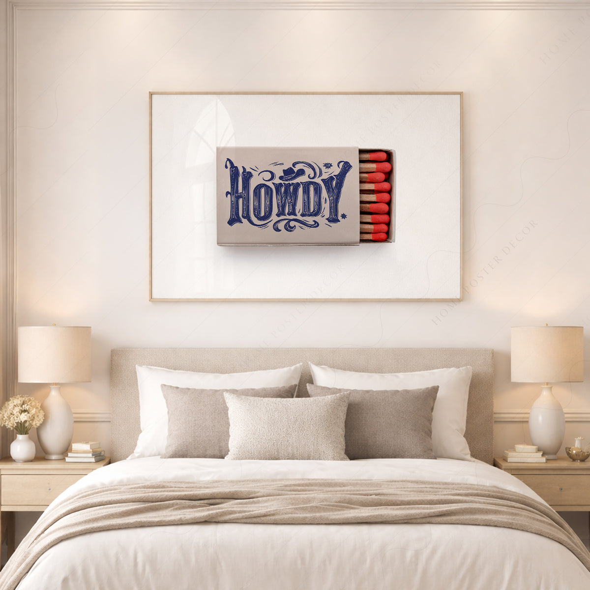 Howdy Matchbox Art Print — artwork preview 17
