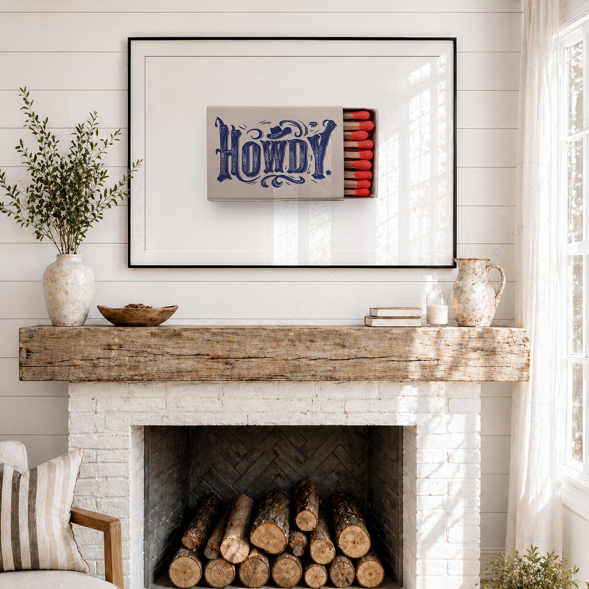 Howdy Matchbox Art Print — artwork preview 18