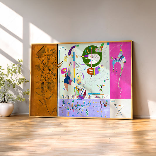 Wassily Kandinsky Parties Diverses Art Print – Abstract Modern Wall Decor — artwork preview 2