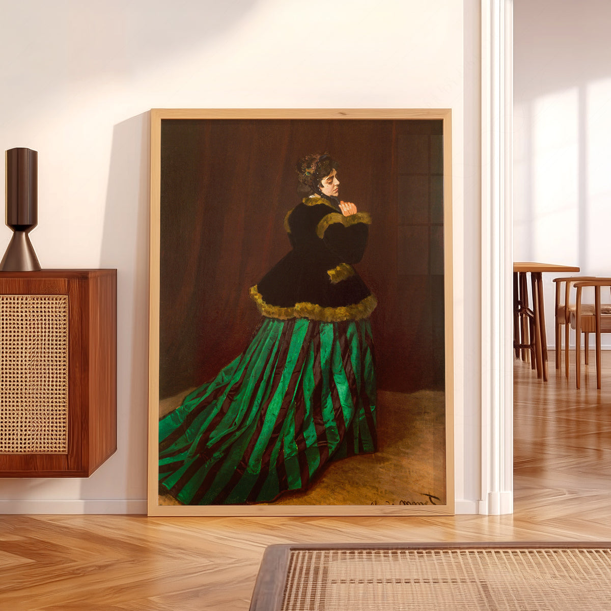 Claude Monet Portrait of Camille Monet Art Print — artwork preview 5