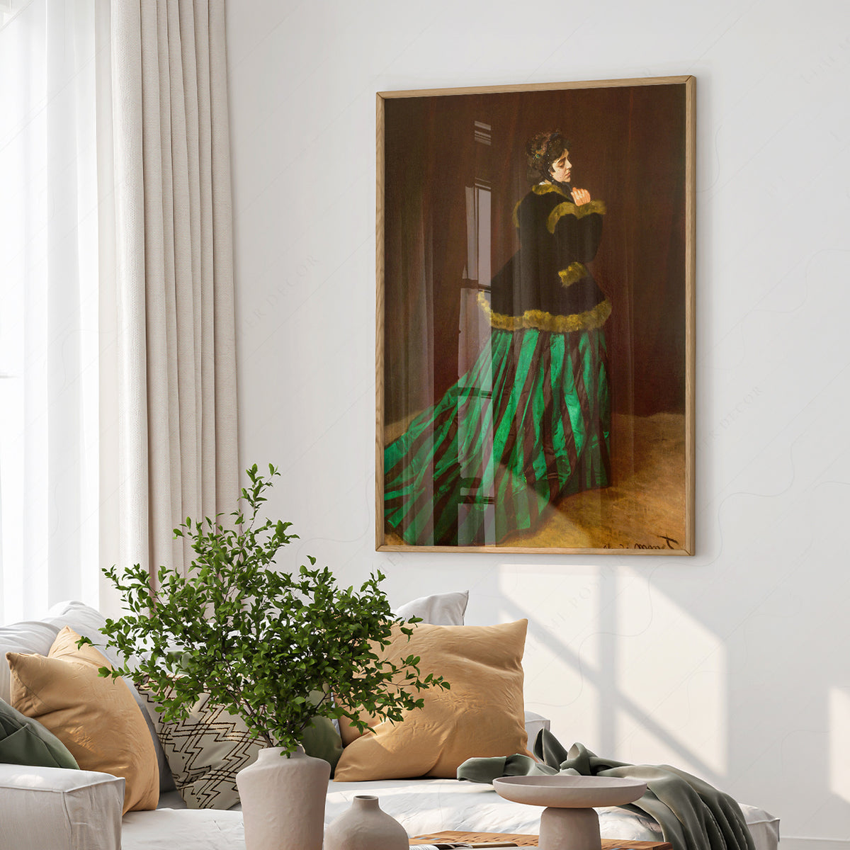 Claude Monet Portrait of Camille Monet Art Print — artwork preview 6