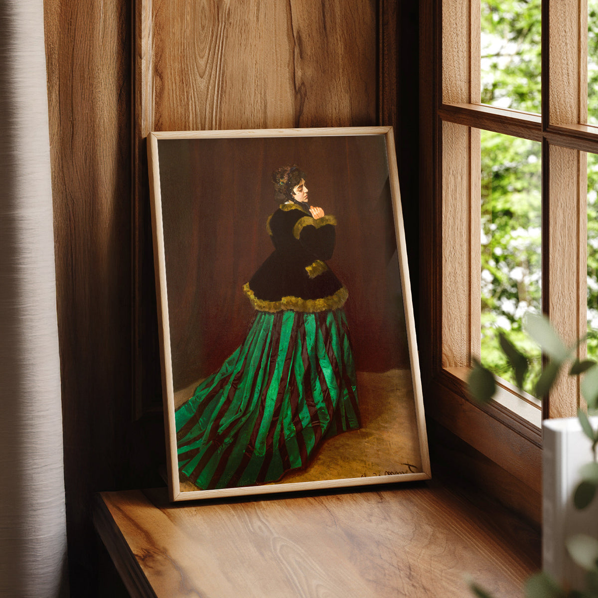 Claude Monet Portrait of Camille Monet Art Print — artwork preview 7
