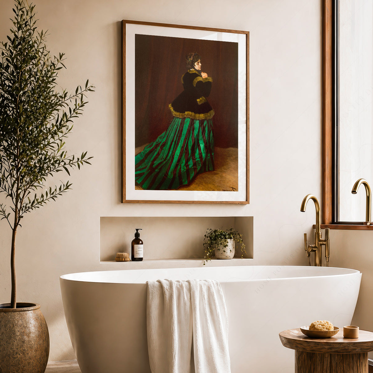 Claude Monet Portrait of Camille Monet Art Print — artwork preview 22