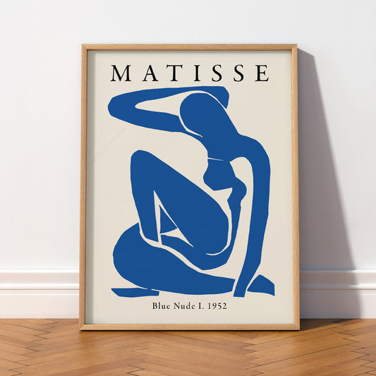 Henri Matisse Blue Nude I Art Print – Modern Wall Art Poster — artwork preview 2