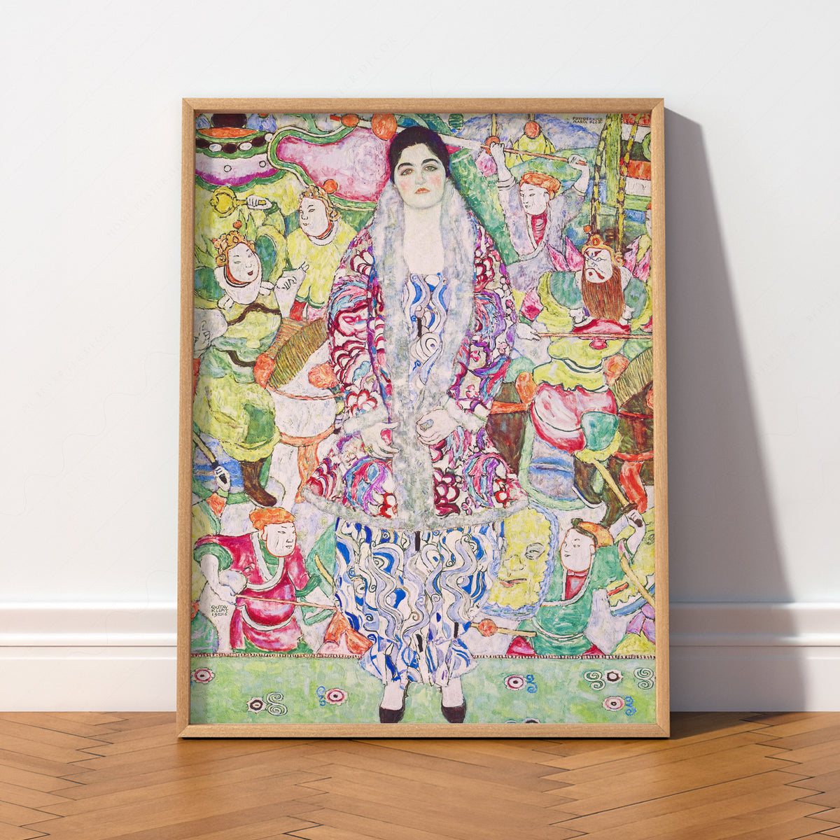 Gustav Klimt Portrait of Friederike Maria Beer Art Print — artwork preview 2