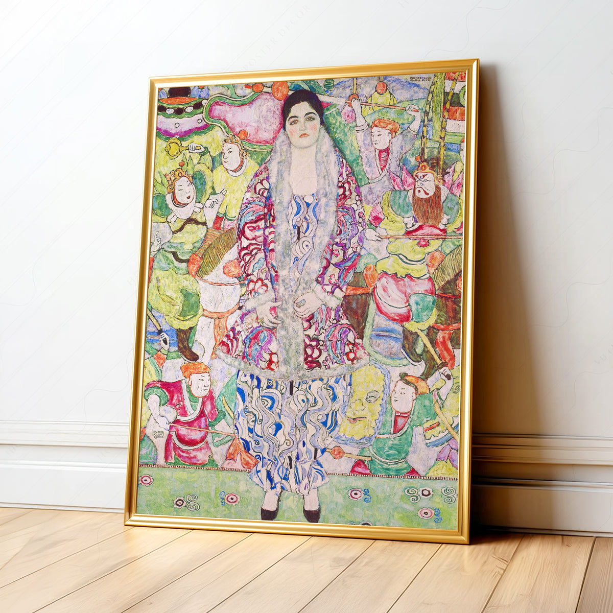 Gustav Klimt Portrait of Friederike Maria Beer Art Print — artwork preview 1