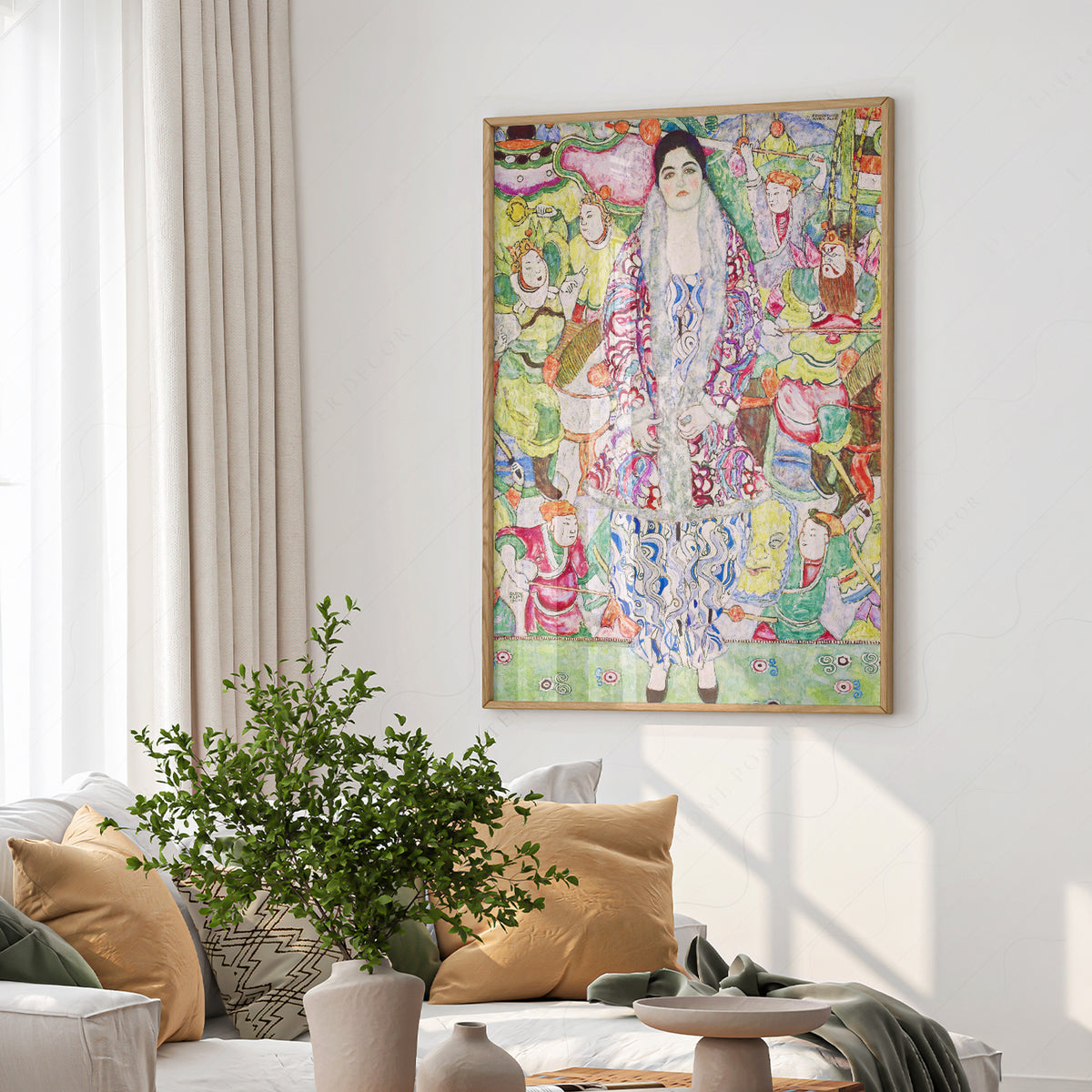 Gustav Klimt Portrait of Friederike Maria Beer Art Print — artwork preview 6