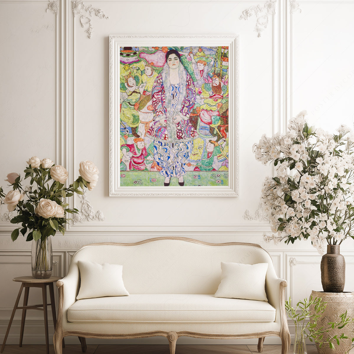 Gustav Klimt Portrait of Friederike Maria Beer Art Print — artwork preview 17
