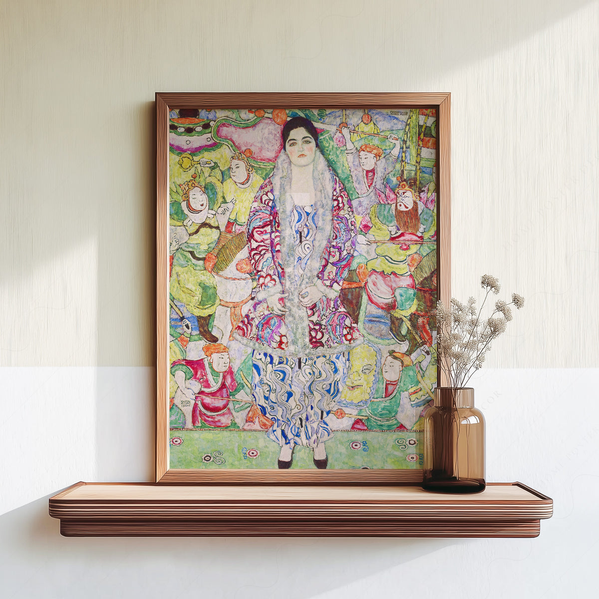 Gustav Klimt Portrait of Friederike Maria Beer Art Print — artwork preview 18