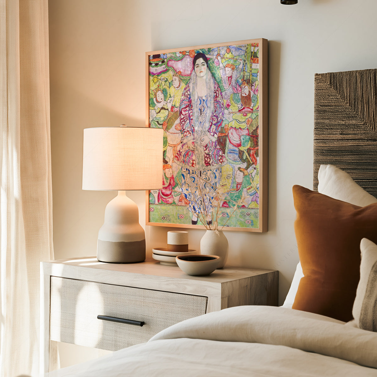 Gustav Klimt Portrait of Friederike Maria Beer Art Print — artwork preview 19