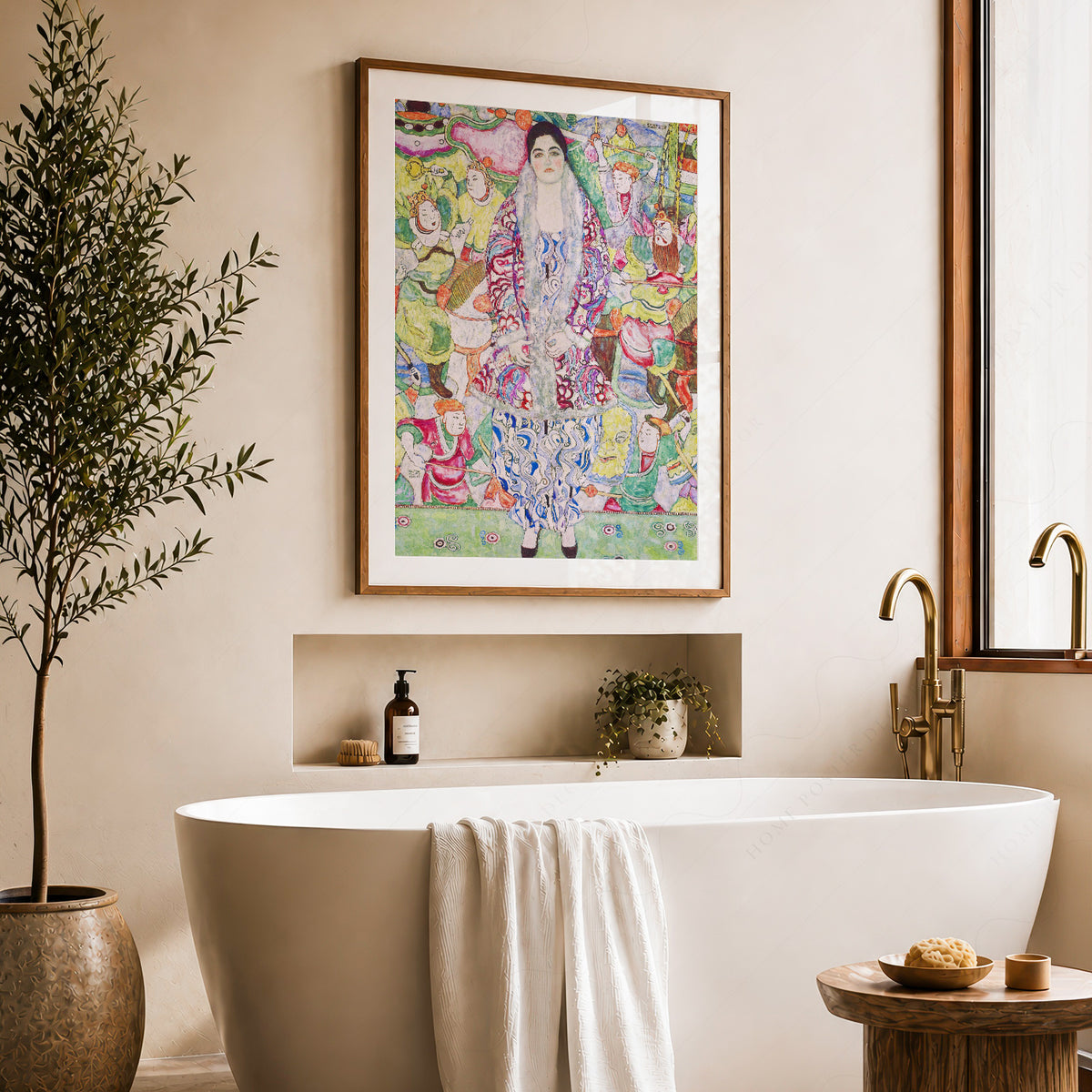 Gustav Klimt Portrait of Friederike Maria Beer Art Print — artwork preview 22