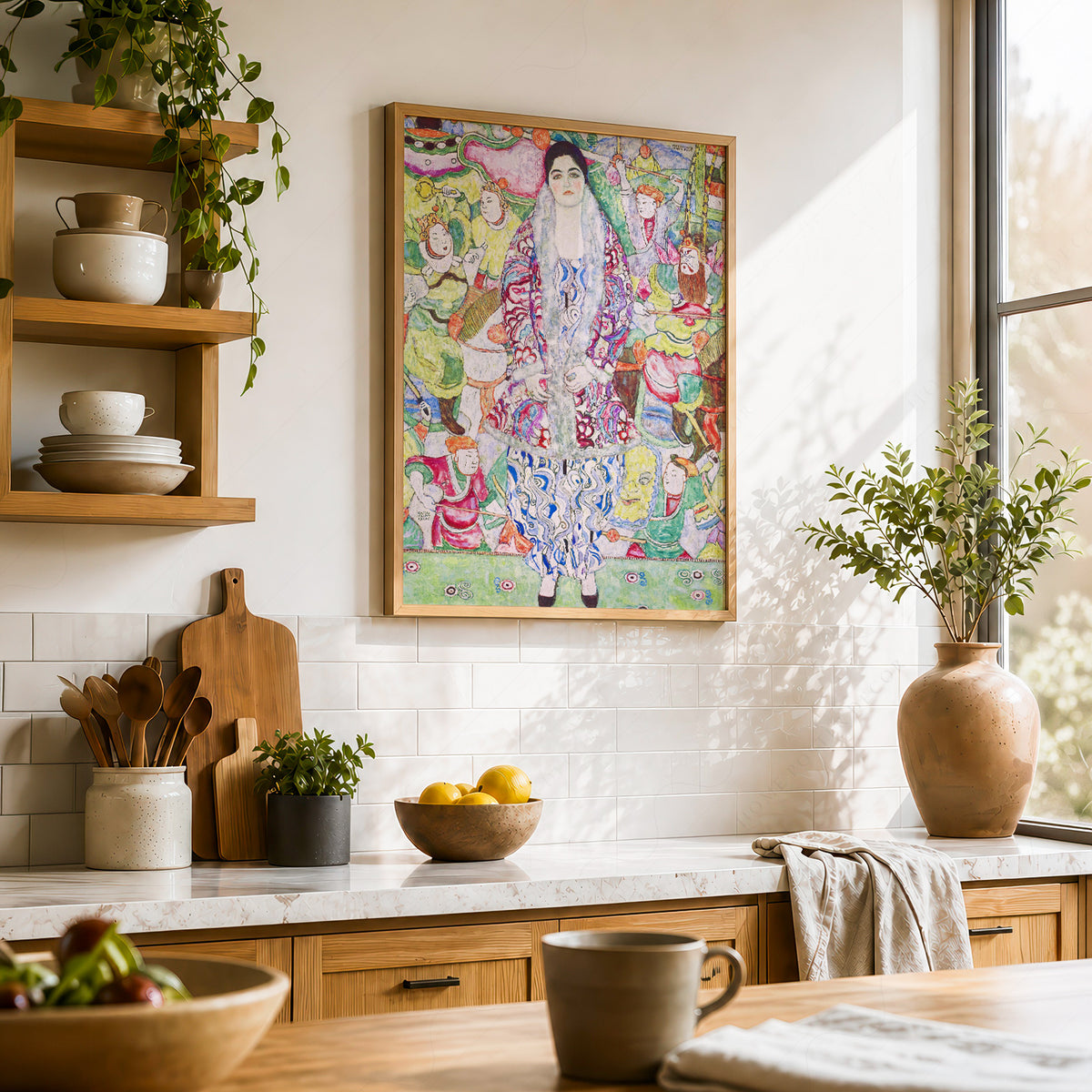Gustav Klimt Portrait of Friederike Maria Beer Art Print — artwork preview 23