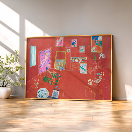 Henri Matisse The Red Studio Art Print – Museum Wall Art Poster — artwork preview 2