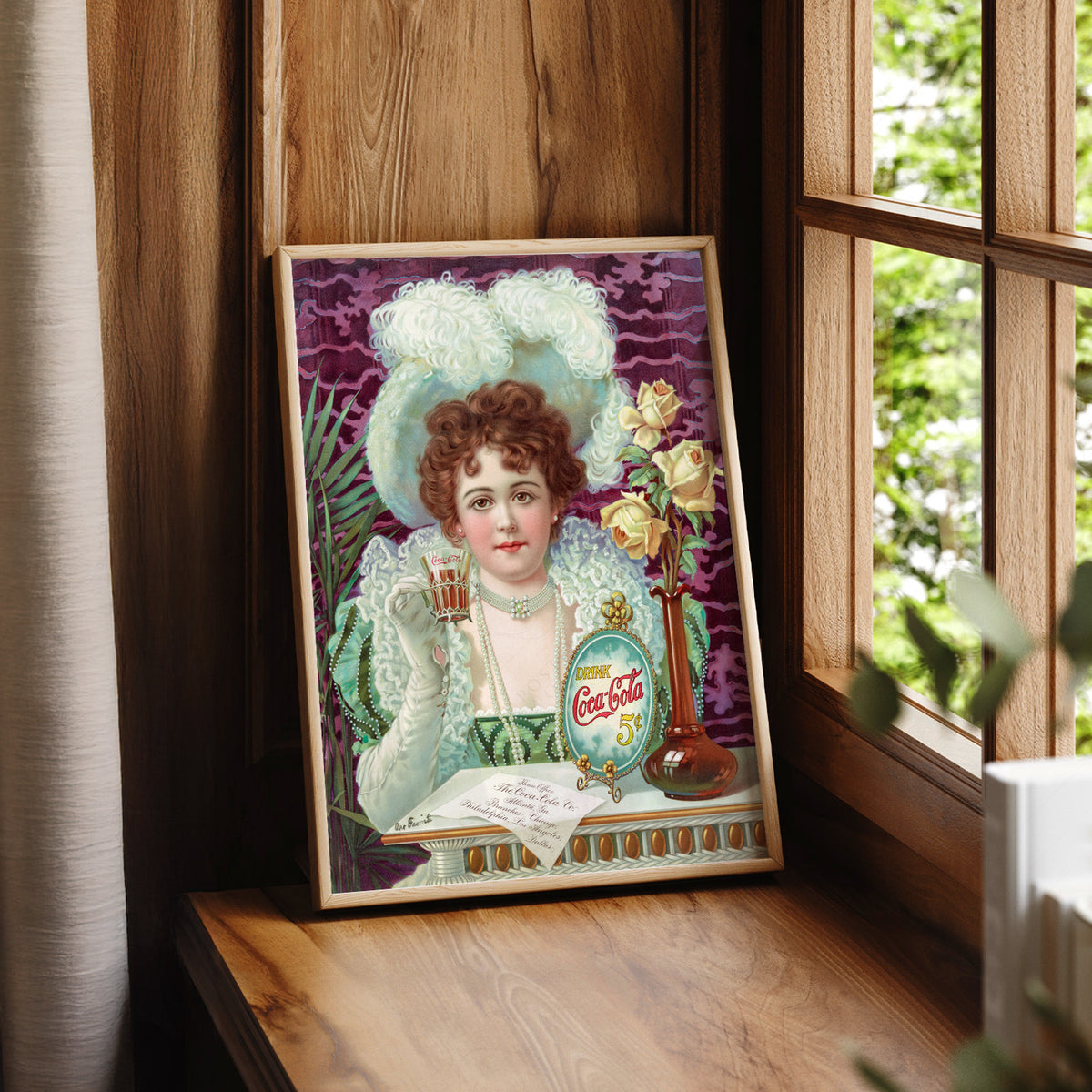 Vintage Coca-Cola Advertising Poster – Victorian Era Retro Wall Art Print – 30-01 — artwork preview 7
