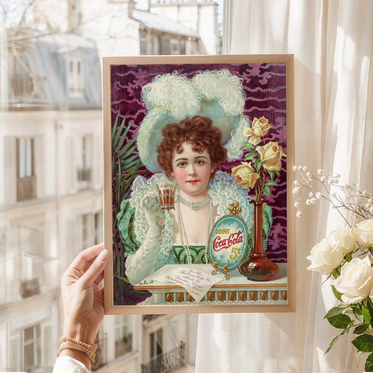 Vintage Coca-Cola Advertising Poster – Victorian Era Retro Wall Art Print – 30-01 — artwork preview 8
