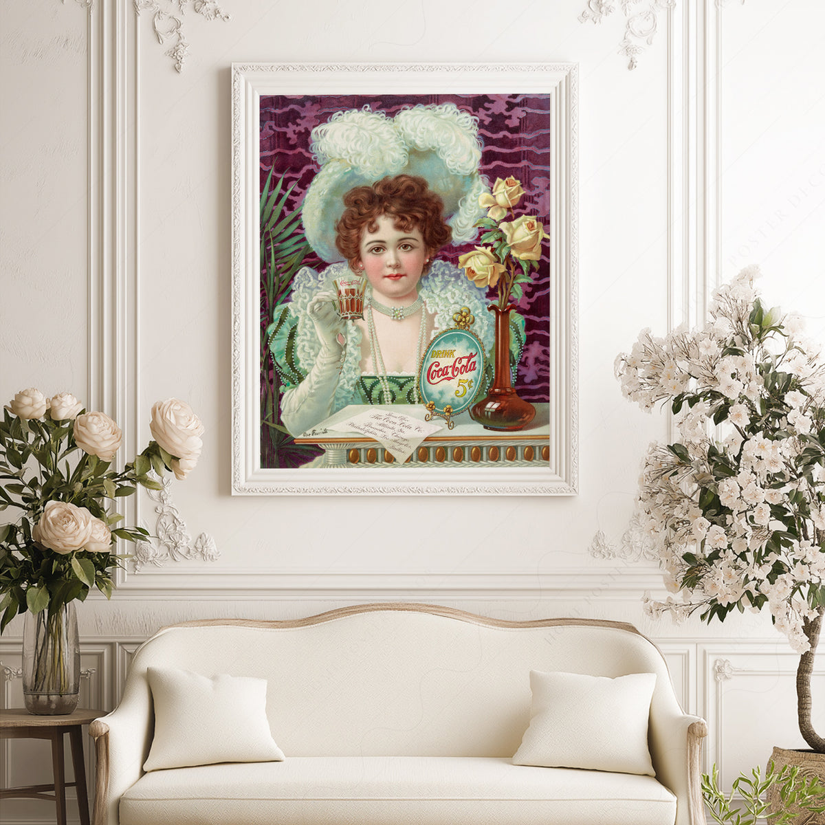 Vintage Coca-Cola Advertising Poster – Victorian Era Retro Wall Art Print – 30-01 — artwork preview 17